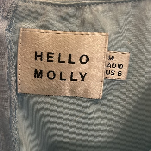 Hello Molly Wings in the Sky Dress Light Blue - Picture 4 of 4